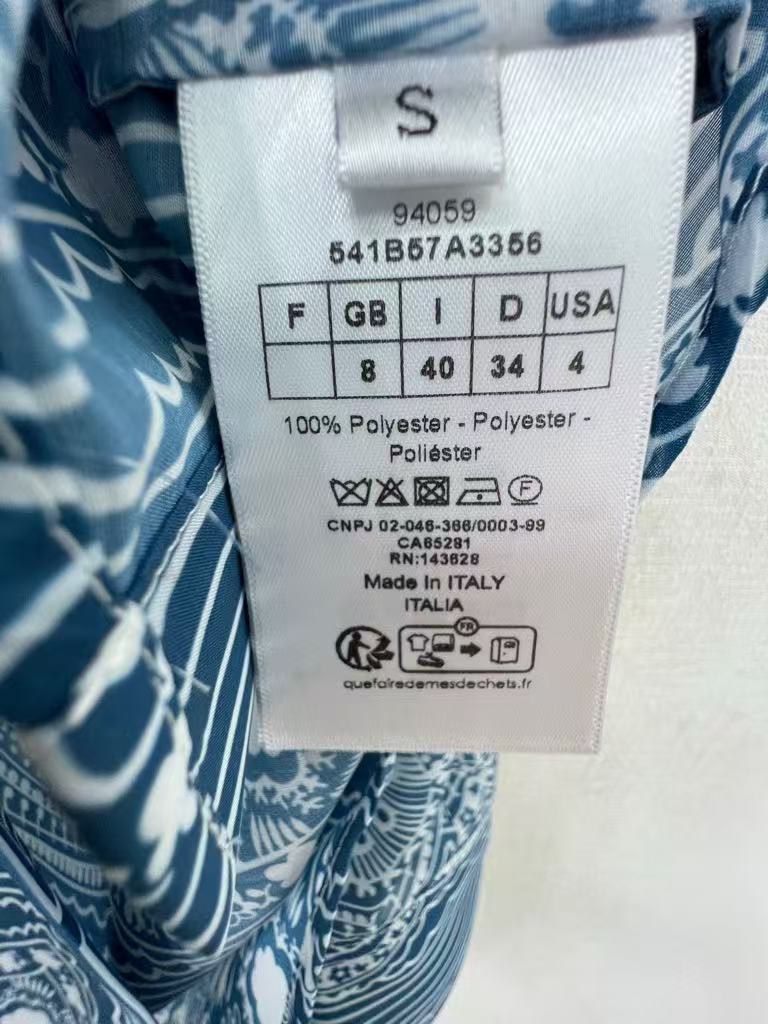 25ss Positioning floral pattern short shirt