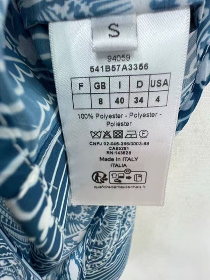 25ss Positioning floral pattern short shirt