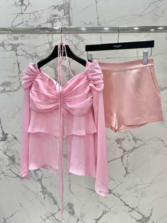 25 Spring and Summer New Retro Series Palace Fairy Top Set
