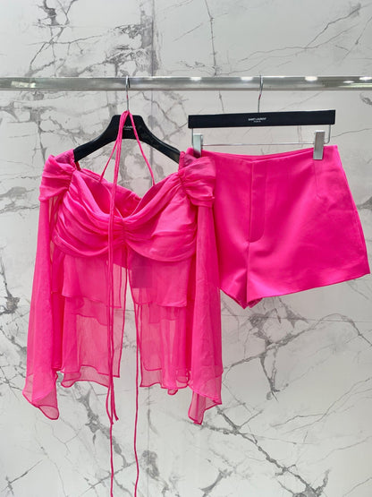 25 Spring and Summer New Retro Series Palace Fairy Top Set