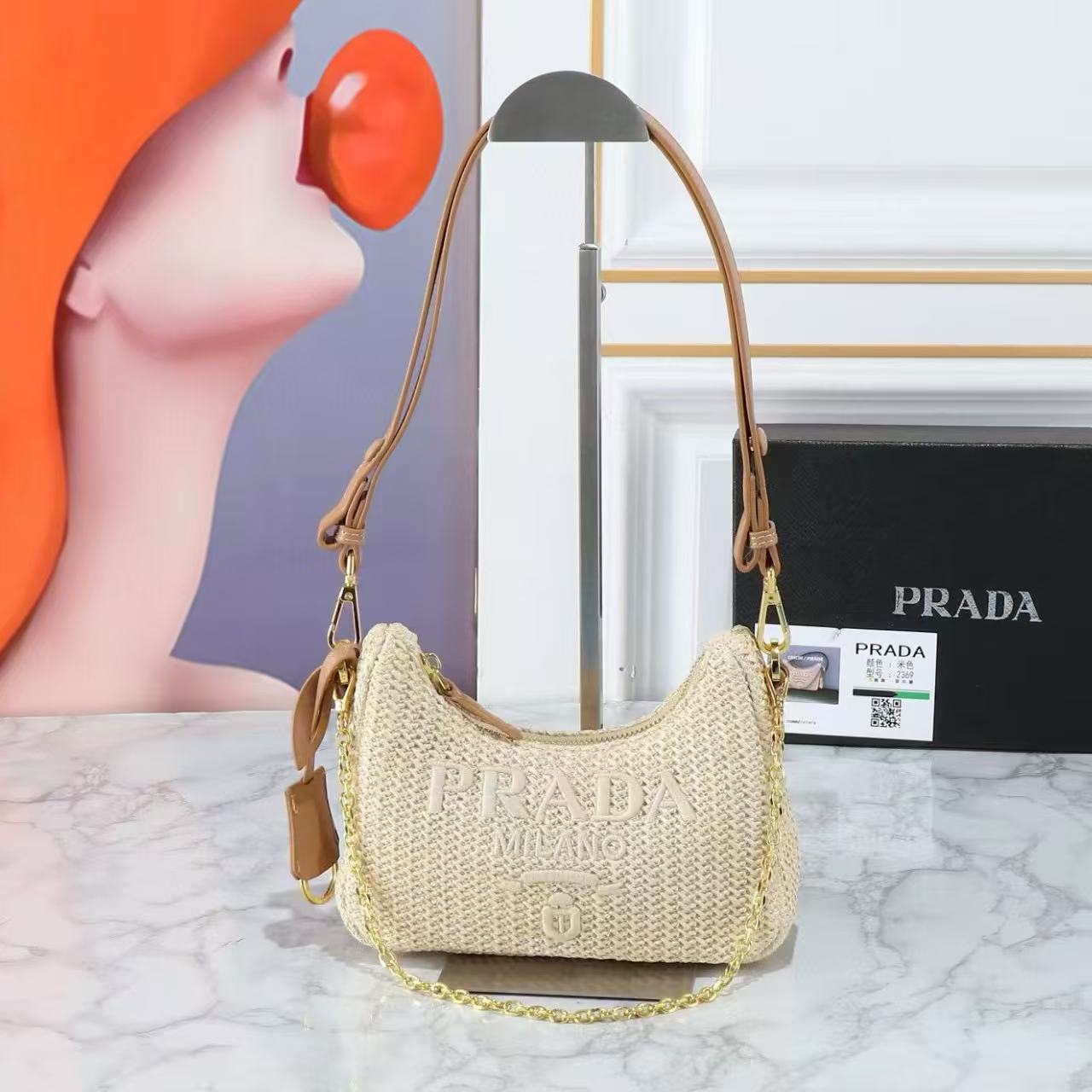 Crochet Mini Bag(18CM*22CM*6CM)
