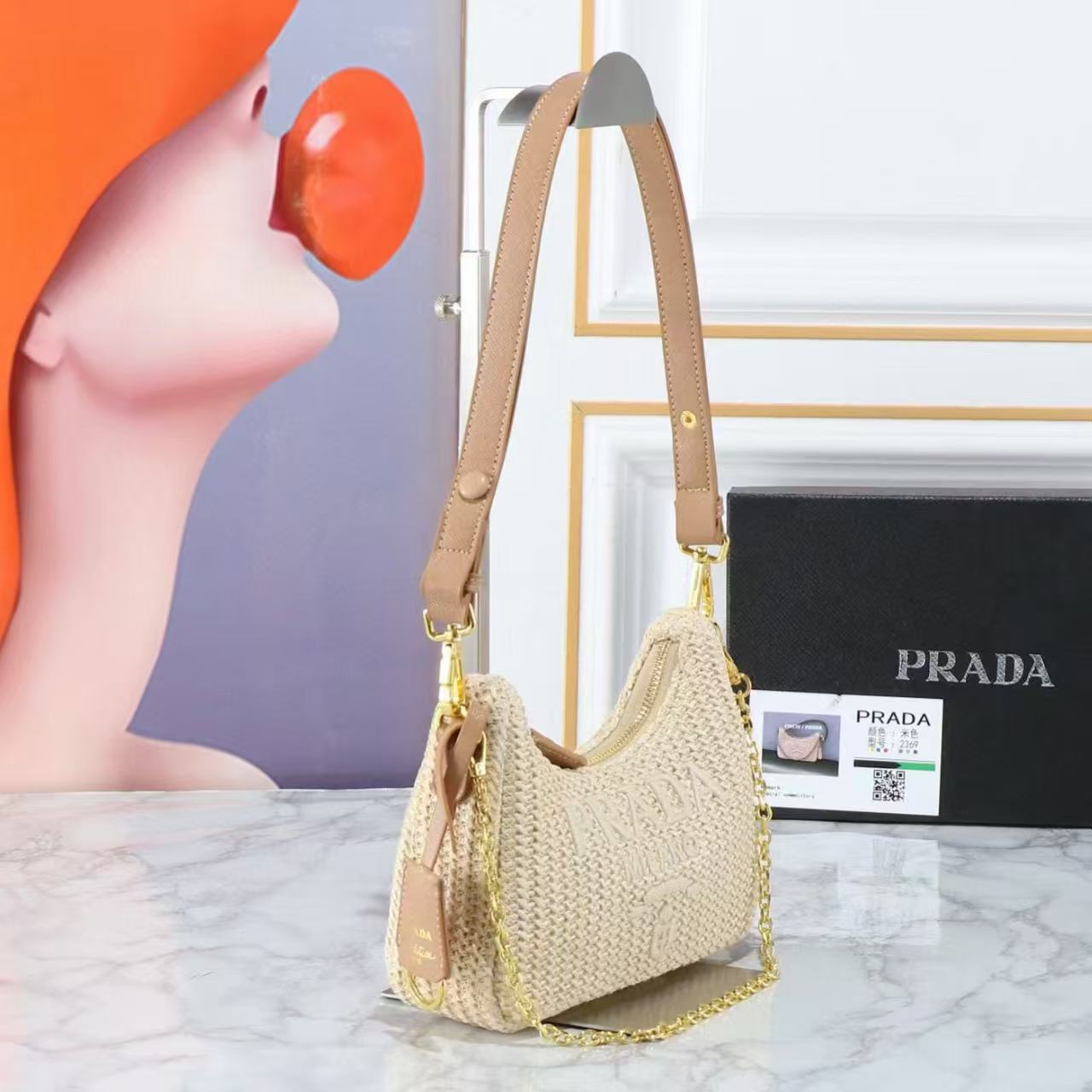 Crochet Mini Bag(18CM*22CM*6CM)