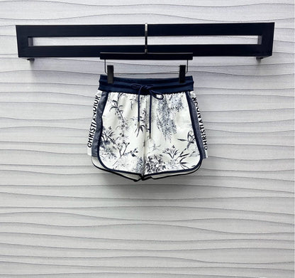 2025 New Arrivals Printed Short Sleeve Jacket + Same Style Shorts