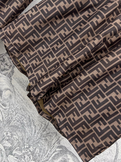 25 Summer new letter jacquard lapel shirt + high waist shorts