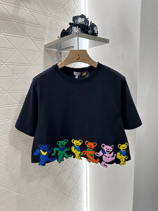 2025 Summer New Heavy Embroidery Doll Short Style 𝑇𝑒𝑒