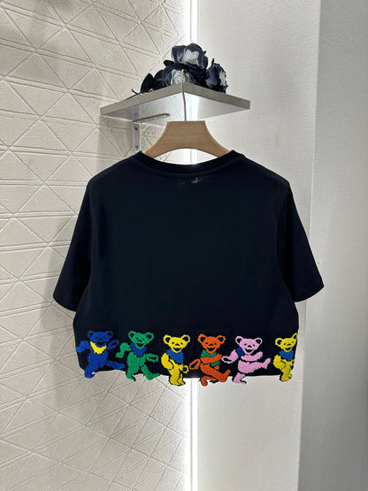 2025 Summer New Heavy Embroidery Doll Short Style 𝑇𝑒𝑒