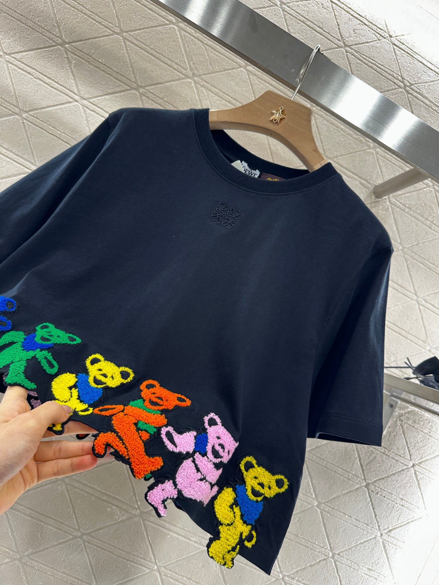 2025 Summer New Heavy Embroidery Doll Short Style 𝑇𝑒𝑒