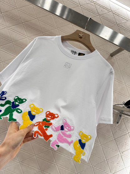 2025 Summer New Heavy Embroidery Doll Short Style 𝑇𝑒𝑒