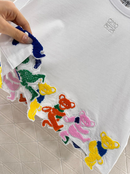 2025 Summer New Heavy Embroidery Doll Short Style 𝑇𝑒𝑒