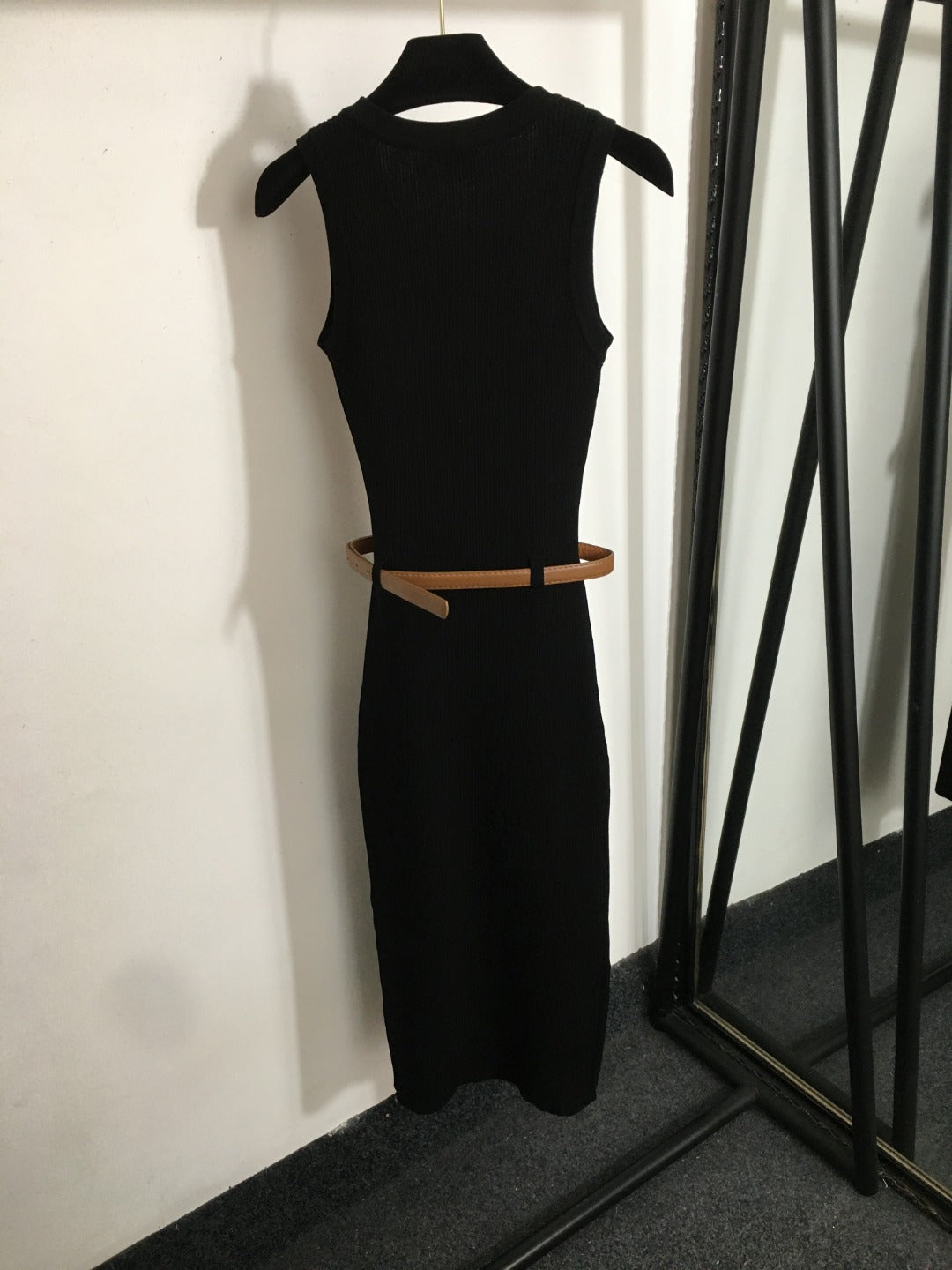 25 new summer knitted sleeveless vest dress