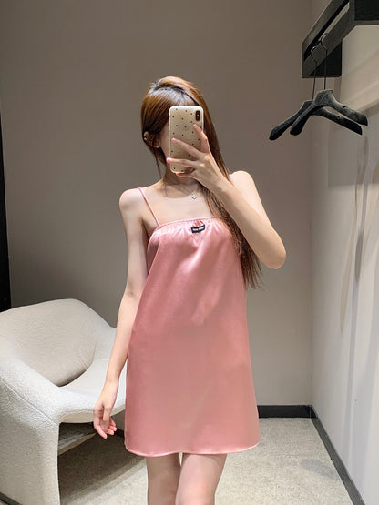 5Ss Spring/Summer New Acetate Sling Dress