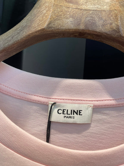 25 Summer new long-sleeved diamond simple letter logo round neck T-shirt