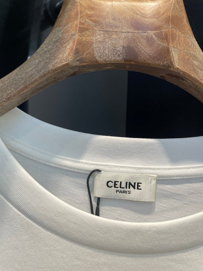 25 Summer new long-sleeved diamond simple letter logo round neck T-shirt
