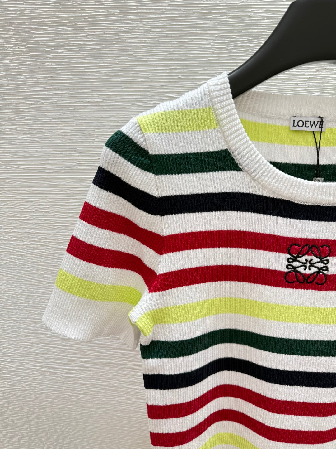 25 Summer new round neck knitted short sleeves