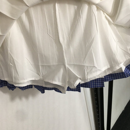 25 Summer new letter logo embroidered patch V-neck suit vest jacket + plaid splicing pleated short skirt suit