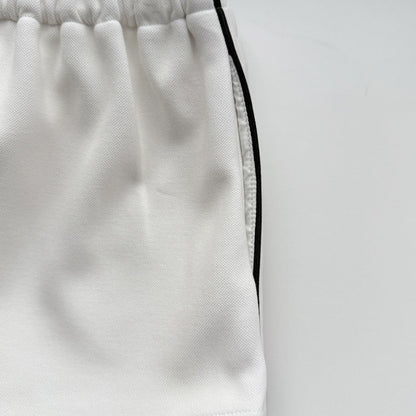 25ss Space cotton drawstring sports mini skirt