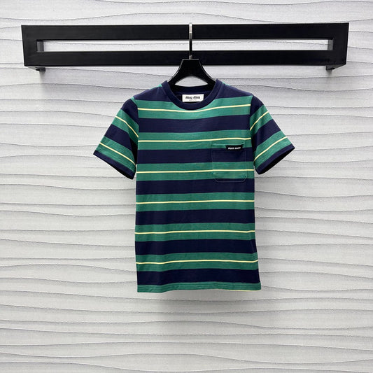 25ss Striped short sleeve