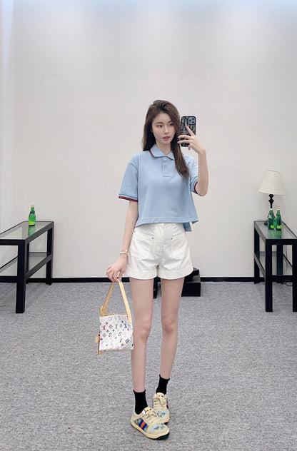 2025 Summer New Short Polo Tops