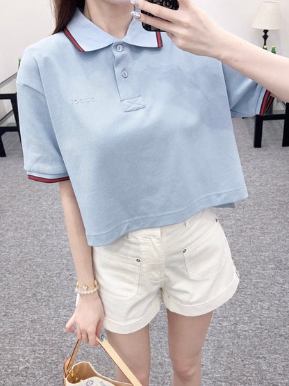 2025 Summer New Short Polo Tops