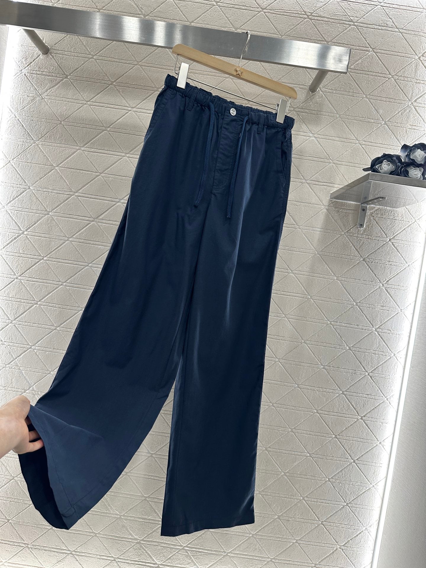 2025 Summer New Arrivals Wide Leg Drawstring Trousers