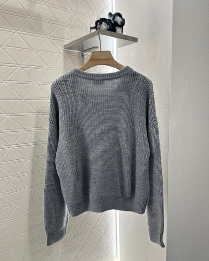 2025 Summer New Arrival All-match Arc de Triomphe Pullover Sweater