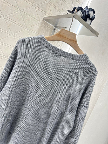 2025 Summer New Arrival All-match Arc de Triomphe Pullover Sweater