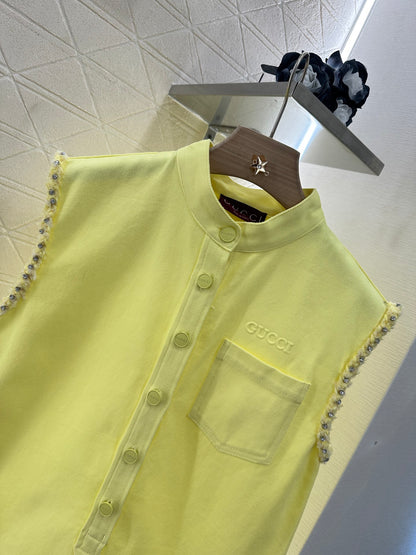 2025 Summer New Vest Top Shorts Set