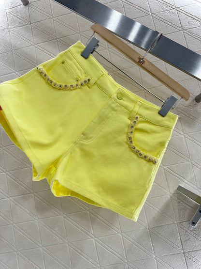 2025 Summer New Vest Top Shorts Set