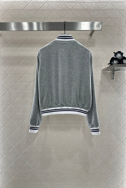 2025 Autumn New Zipper Jacket Trousers Set