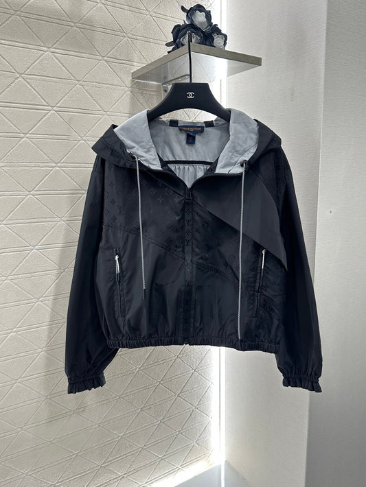 2025 Autumn New Hooded Jacquard Jacket