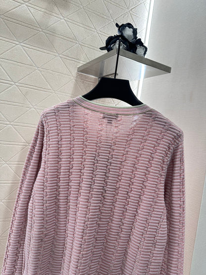 2025 Autumn New Striped knitted cardigan