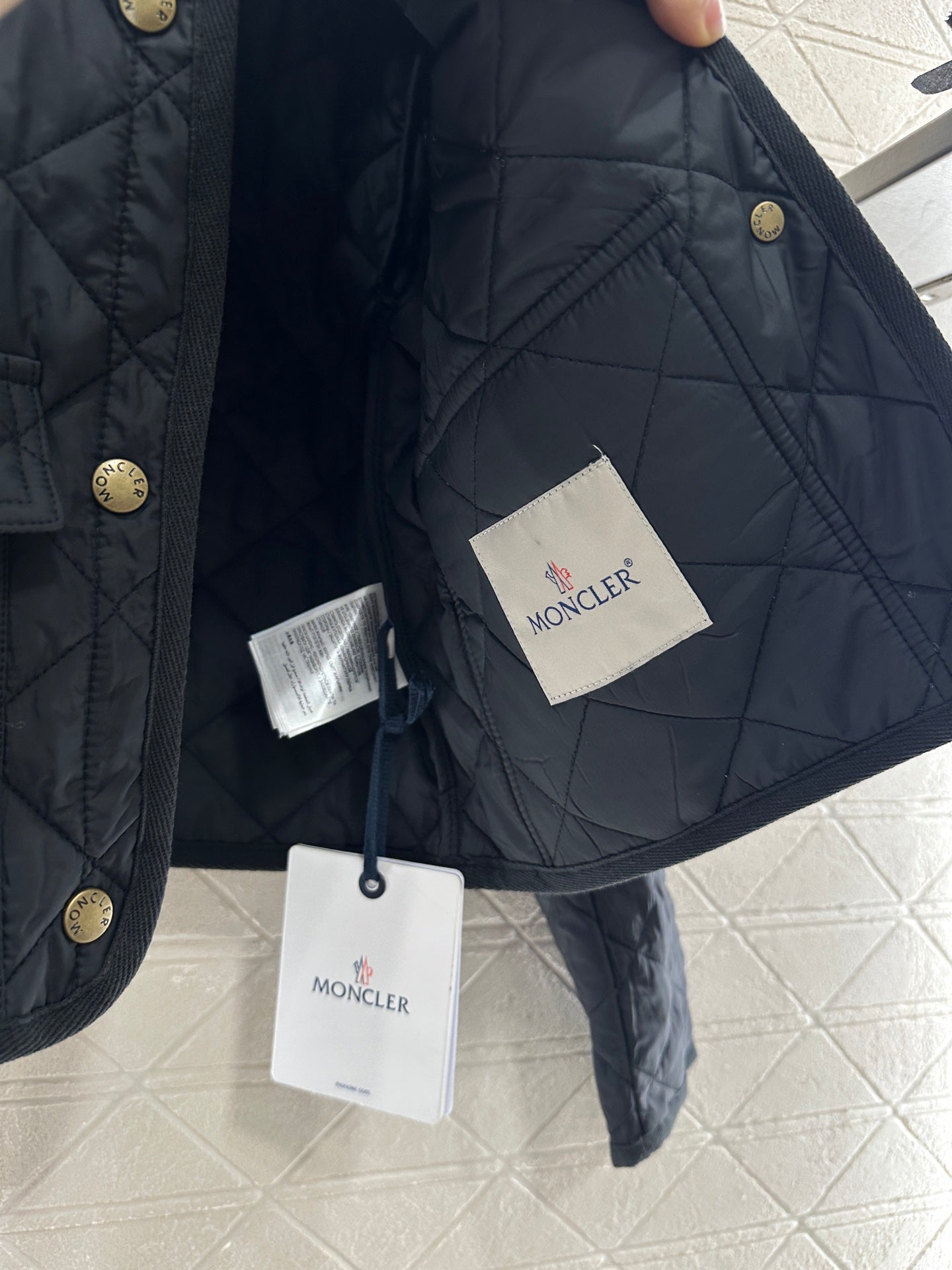 2025 Autumn New Arrival Diamond Lapel Down Cotton Jacket