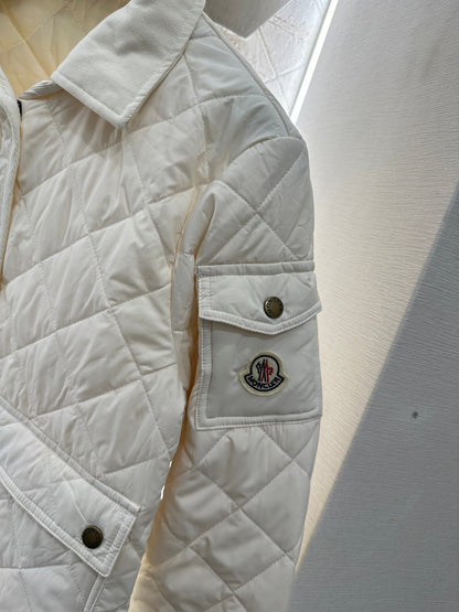 2025 Autumn New Arrival Diamond Lapel Down Cotton Jacket