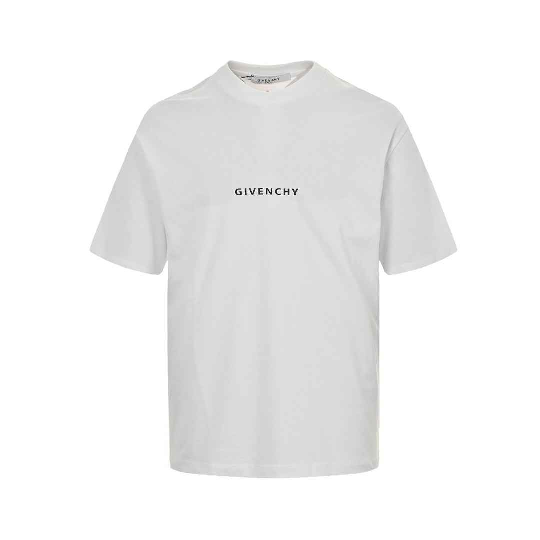 25ss Short sleeves with cross print on the back