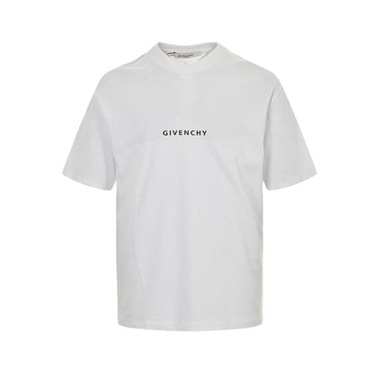 25ss Short sleeves with cross print on the back