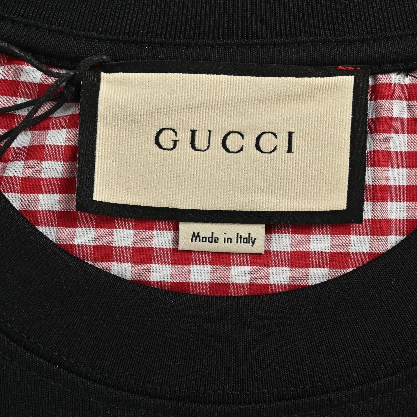 25ss Embroidered double G letter checkered short sleeved shirt