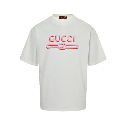 Ghost belt logo print short sleeves