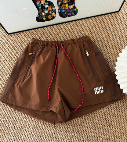 25 new Hazelnut chocolate short sleeved shirt suit