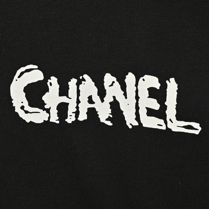 Hand-painted spray-painted short sleeves
