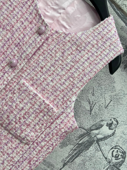 25 Early Spring New Tweed Vest
