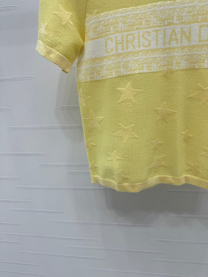25 Colorblocked Logo Knit Short Sleeve