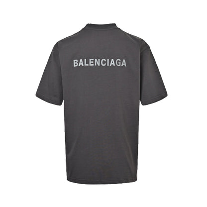 25ss Reflective letter short sleeves