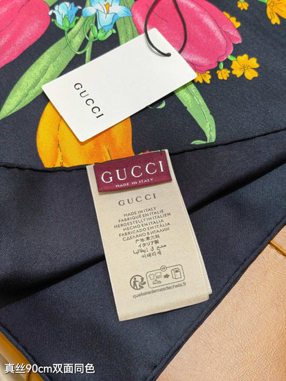 25 Floral Scarf