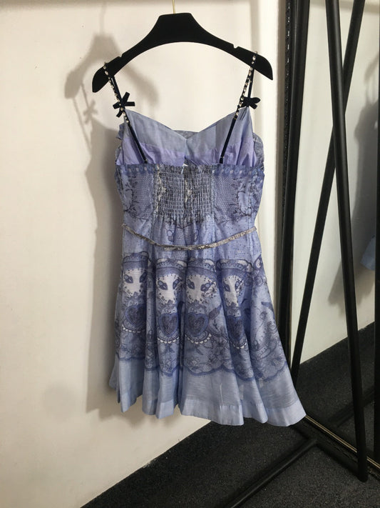 25 new Diamond bow halter dress