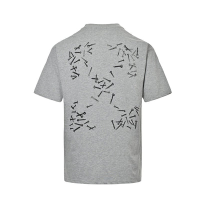25ss nail arrow printed short sleeved shirt