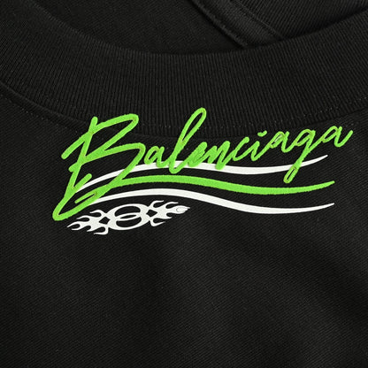 25ss Cola logo multi logo printed short sleeved shirt