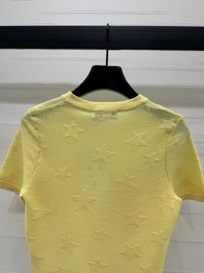 25 Colorblocked Logo Knit Short Sleeve