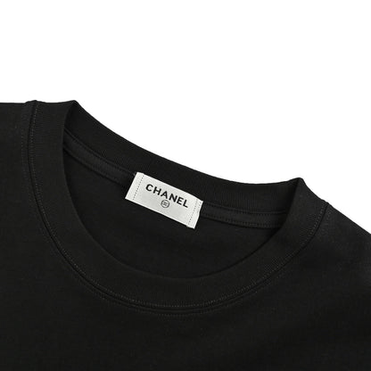 Smiley letter print short sleeves