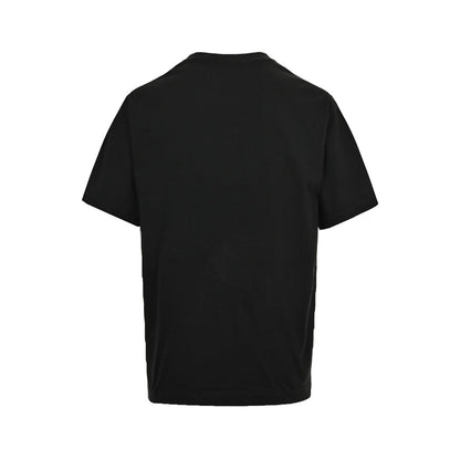 25ss Short sleeves with letter embroidery on neckline
