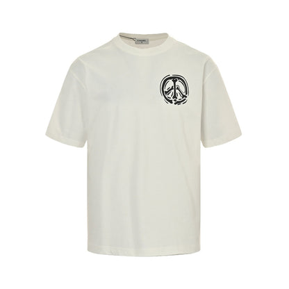 bone print short sleeves